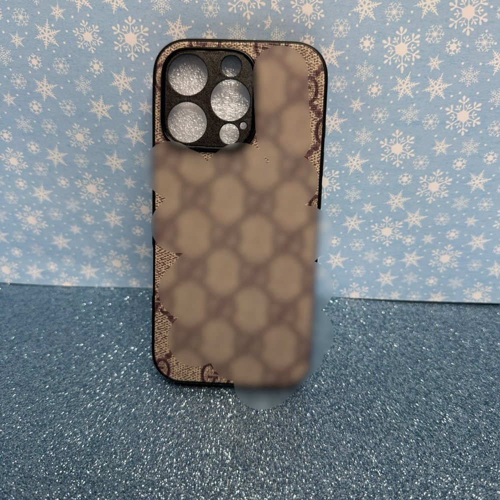 Monogram emblem iPhone 16 pro phone case